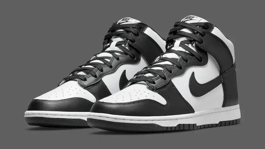 Nike Dunk Hi Retro Shoes “Panda” Black White DD1399-105 Men’s Size 10 NEW