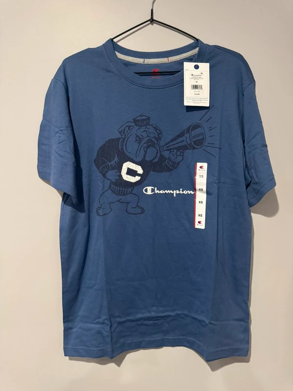 Mens Champion Tshirt Blue Size XS