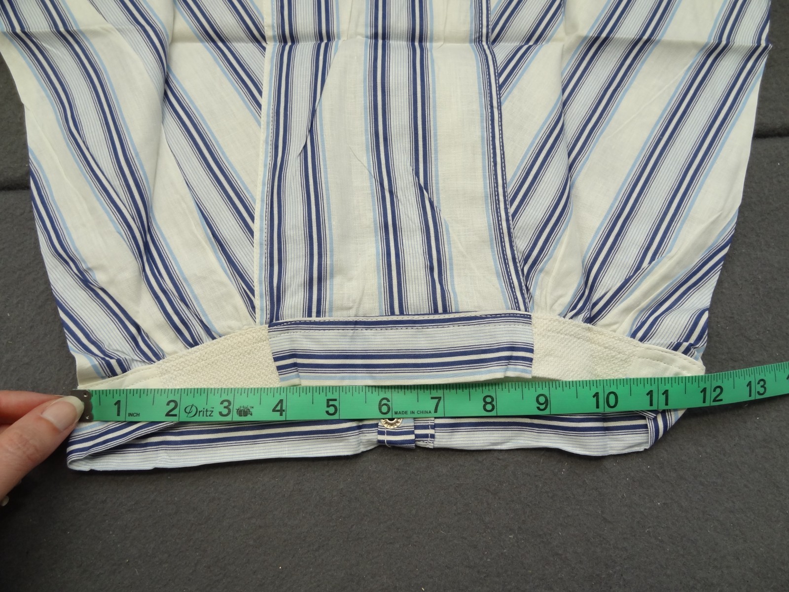NEW Gripper Snap 28 Yoke Front Striped Boxer Short VTG 50s 60s Athletic Vat Dyed