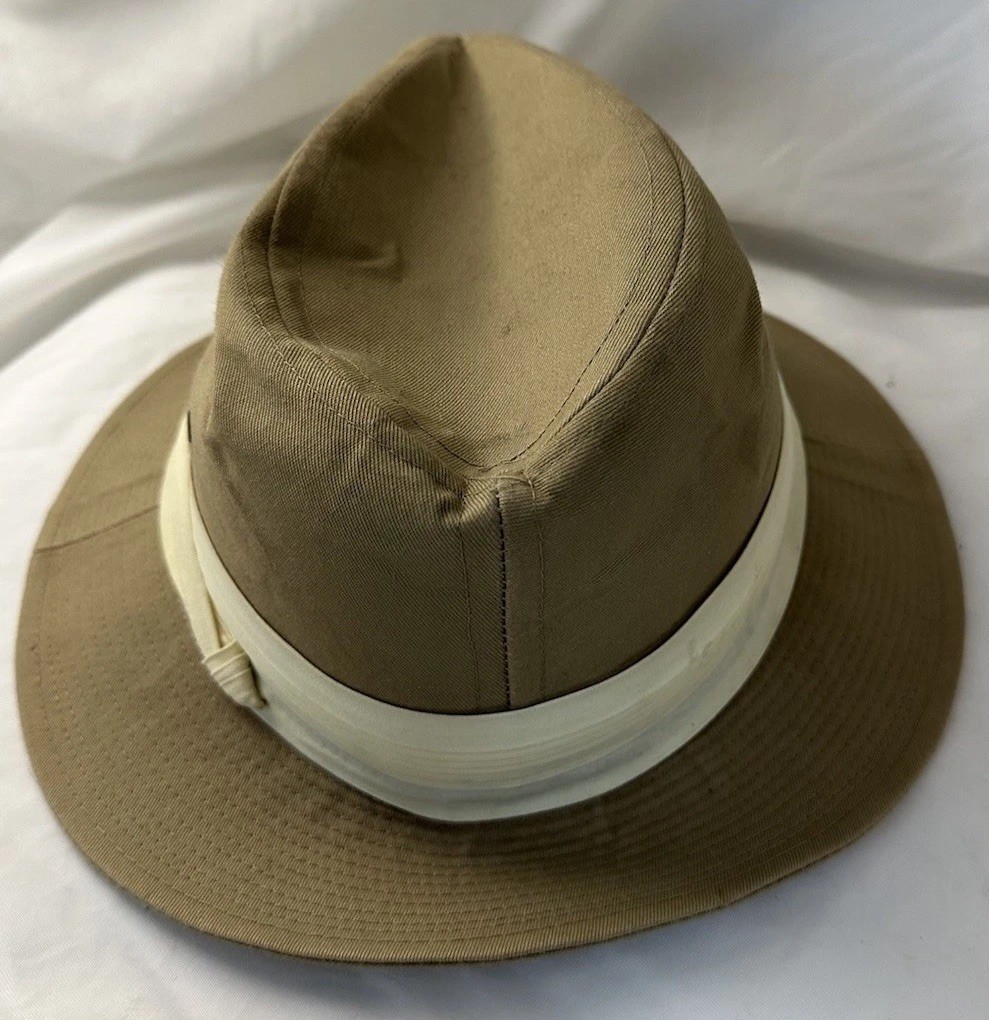 Dorfman Pacific Tan Fedora Hat Medium (Made in Sri Lanka) Classic