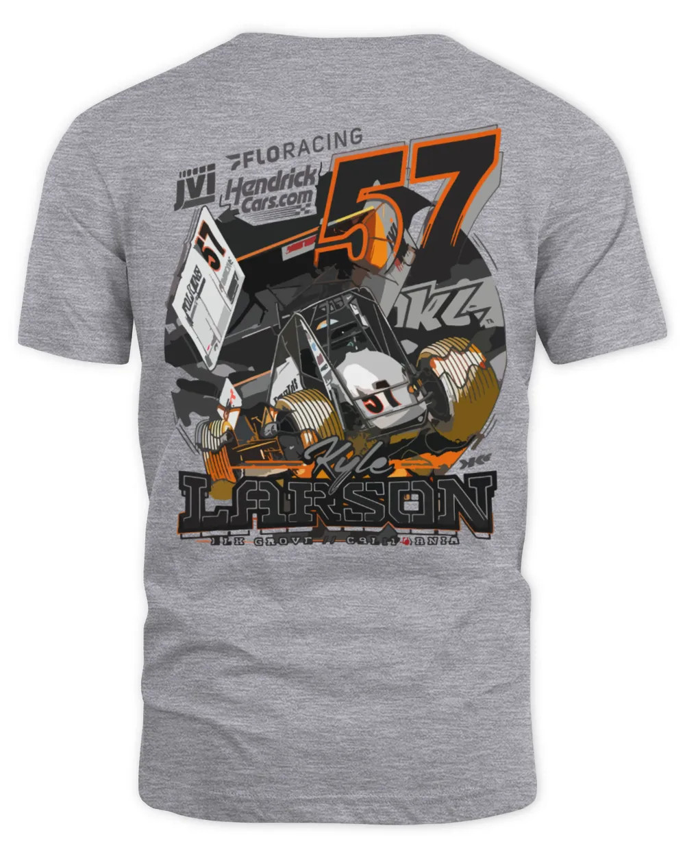 Kyle Larson Merchandise Down the Stretch Shirt