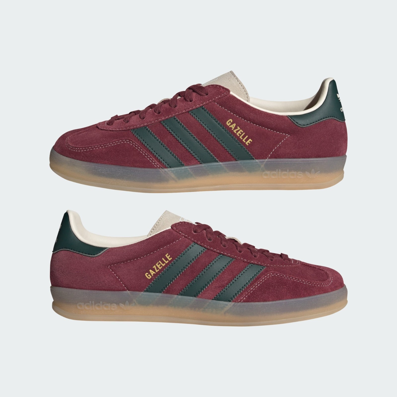 Adidas Gazelle Indoor Mens Red Sneakers Casual Shoes JH5403