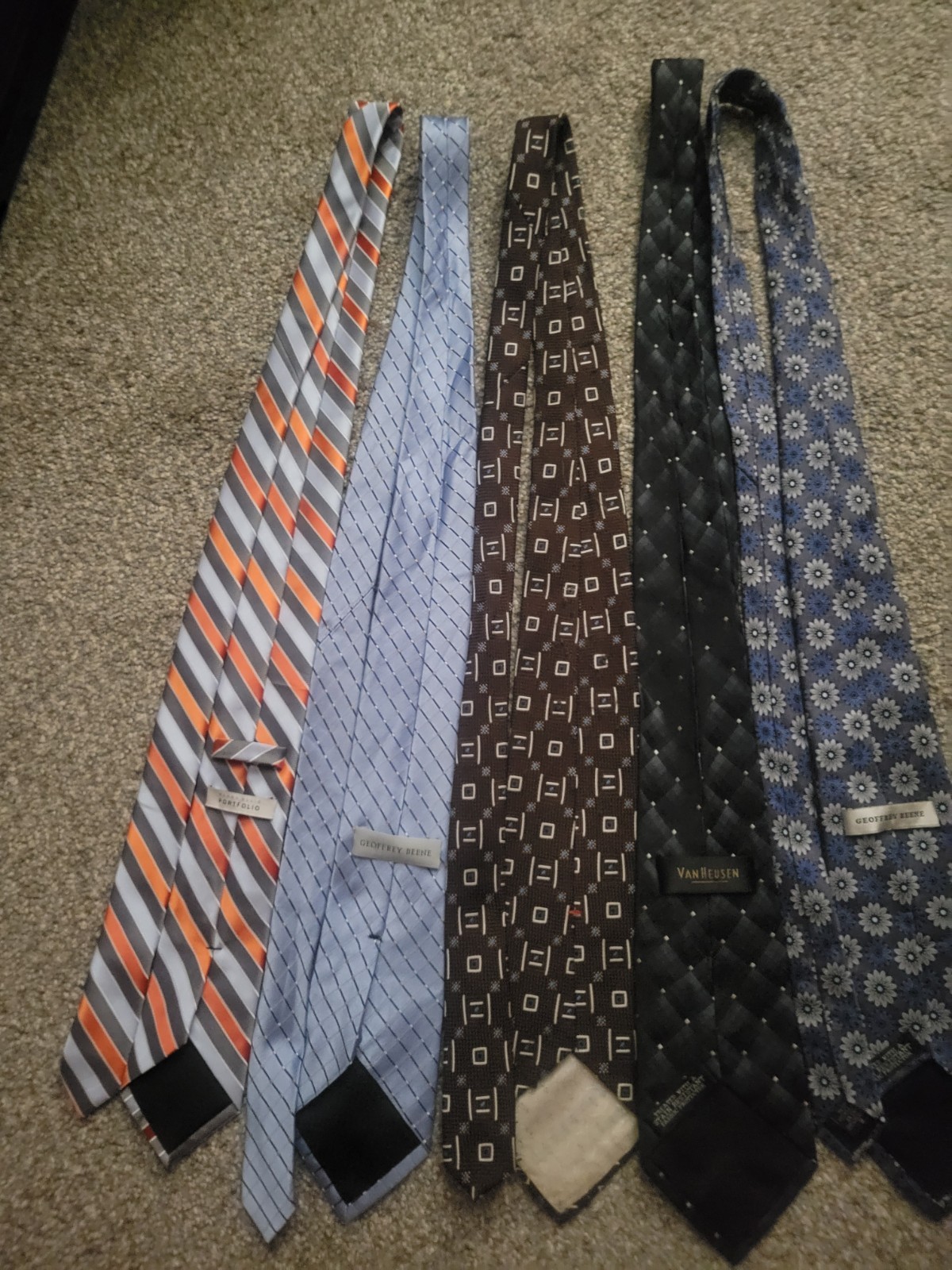Lot Of 11 Different Brand Ties As Shown