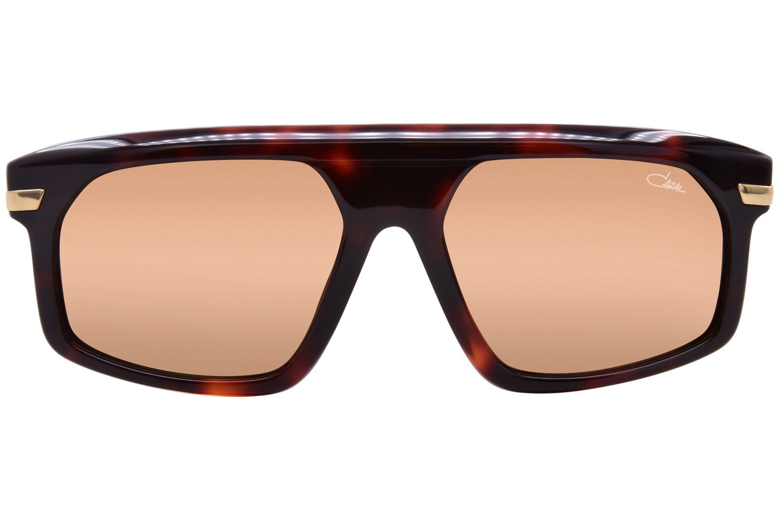 Cazal 8504 002 Sunglasses Men’s Havana/Gold/Brown Rectangle Shape 59mm