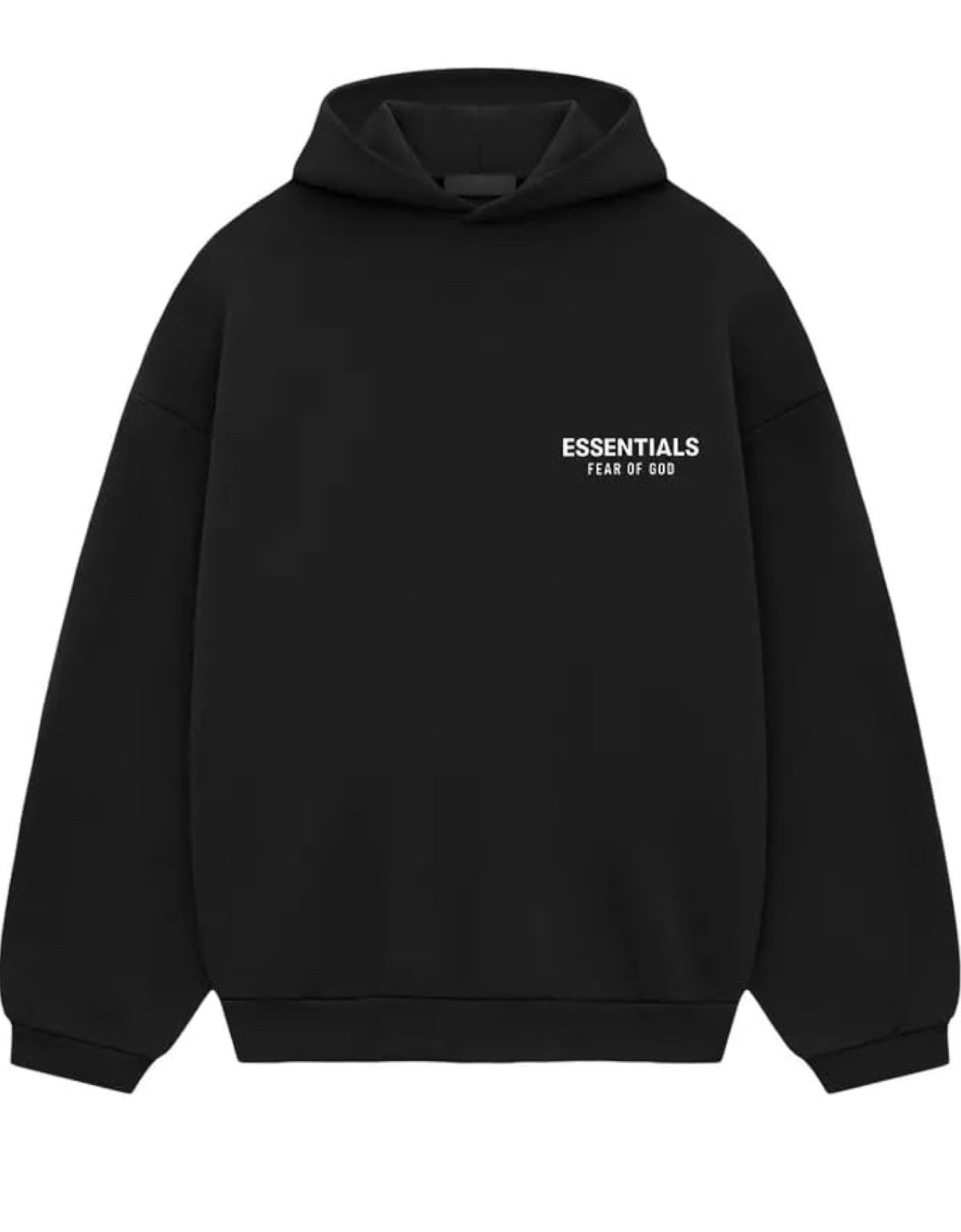 NWT Essentials Black & White Hoodie FW24 Fear Of Gods XS to XL