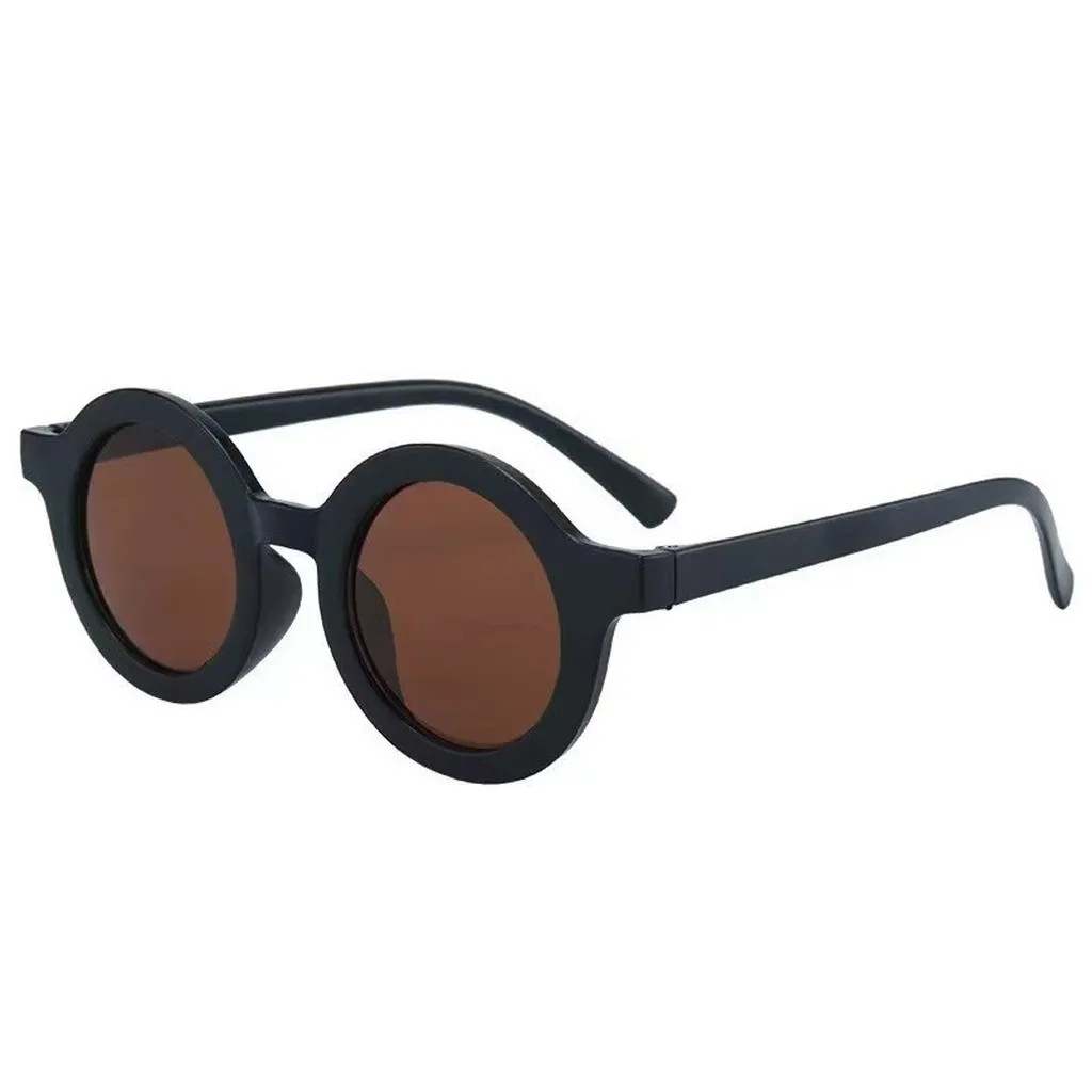 Retro Korean Sunglasses Versatile Uv400 Sunglasses Round Frame Sunglasses Lightw