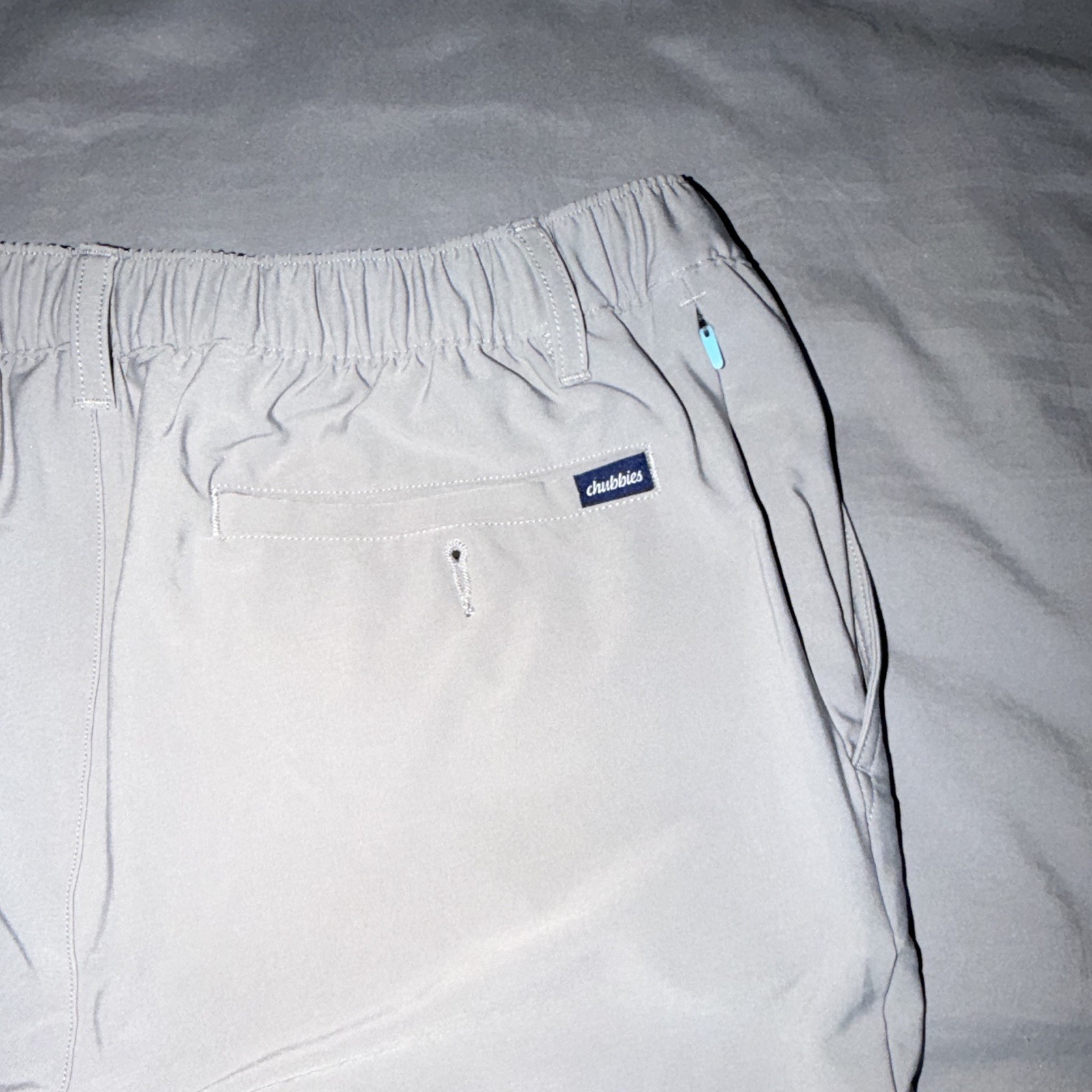Chubbies Everywear Men’s Gray Chino Pants Size 32 Drawstring Pockets