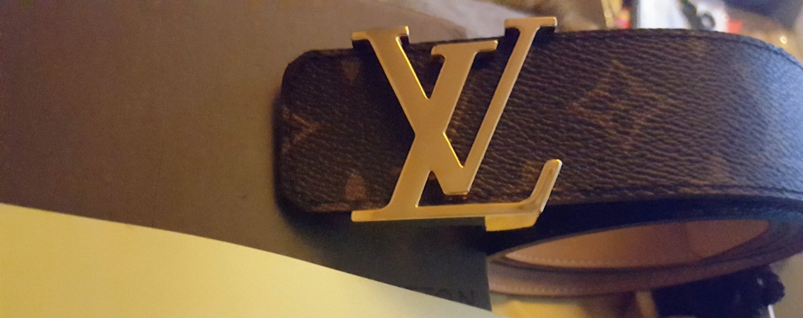 Louis Vuitton LV INITALES Monogram Belt Brown 105 CM