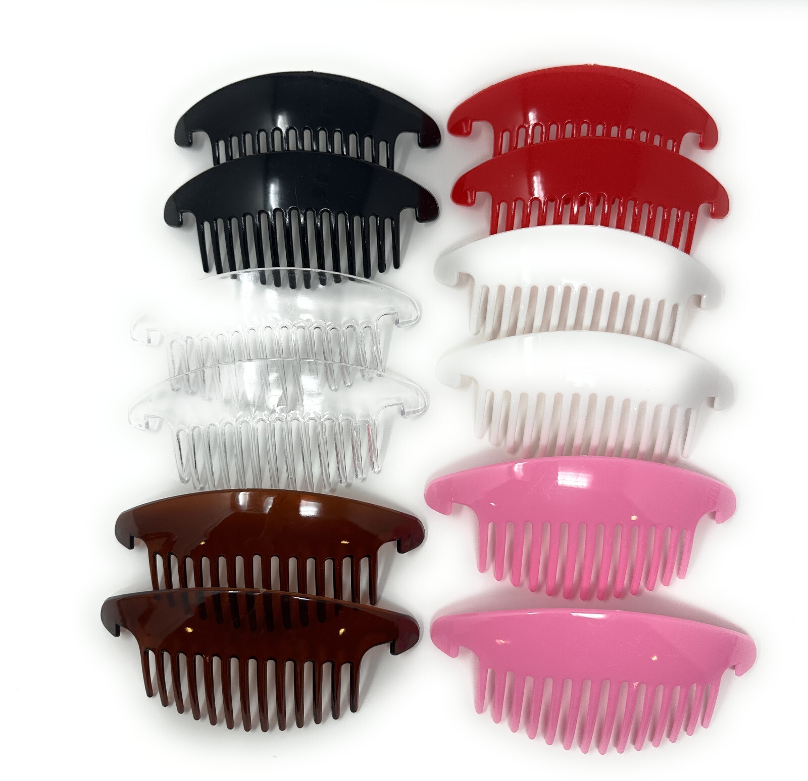 6 set Jumbo Banana Comb Clip Thick Hair Riser Claw Interlocking Jaw Extra .