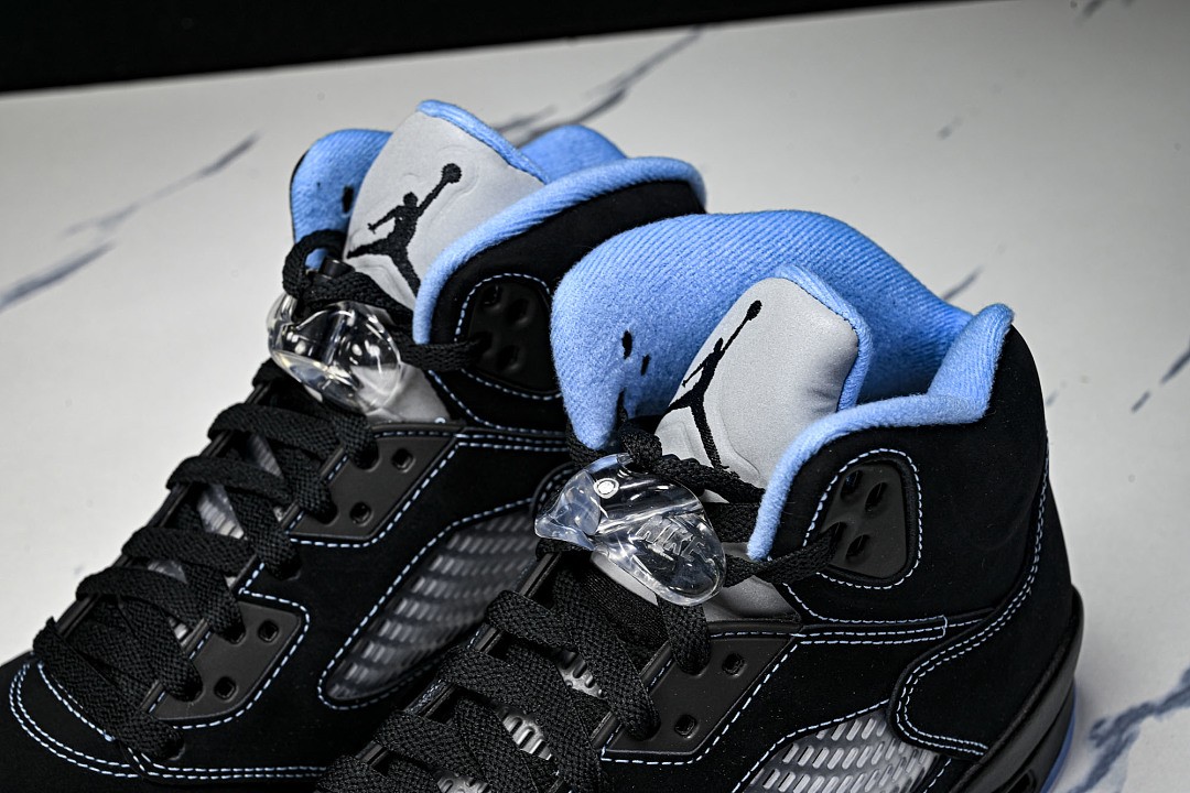 DD0587-008 Jo*dan 5 Retro Black University Blue (2026) Men’s Shoes Size 4-13