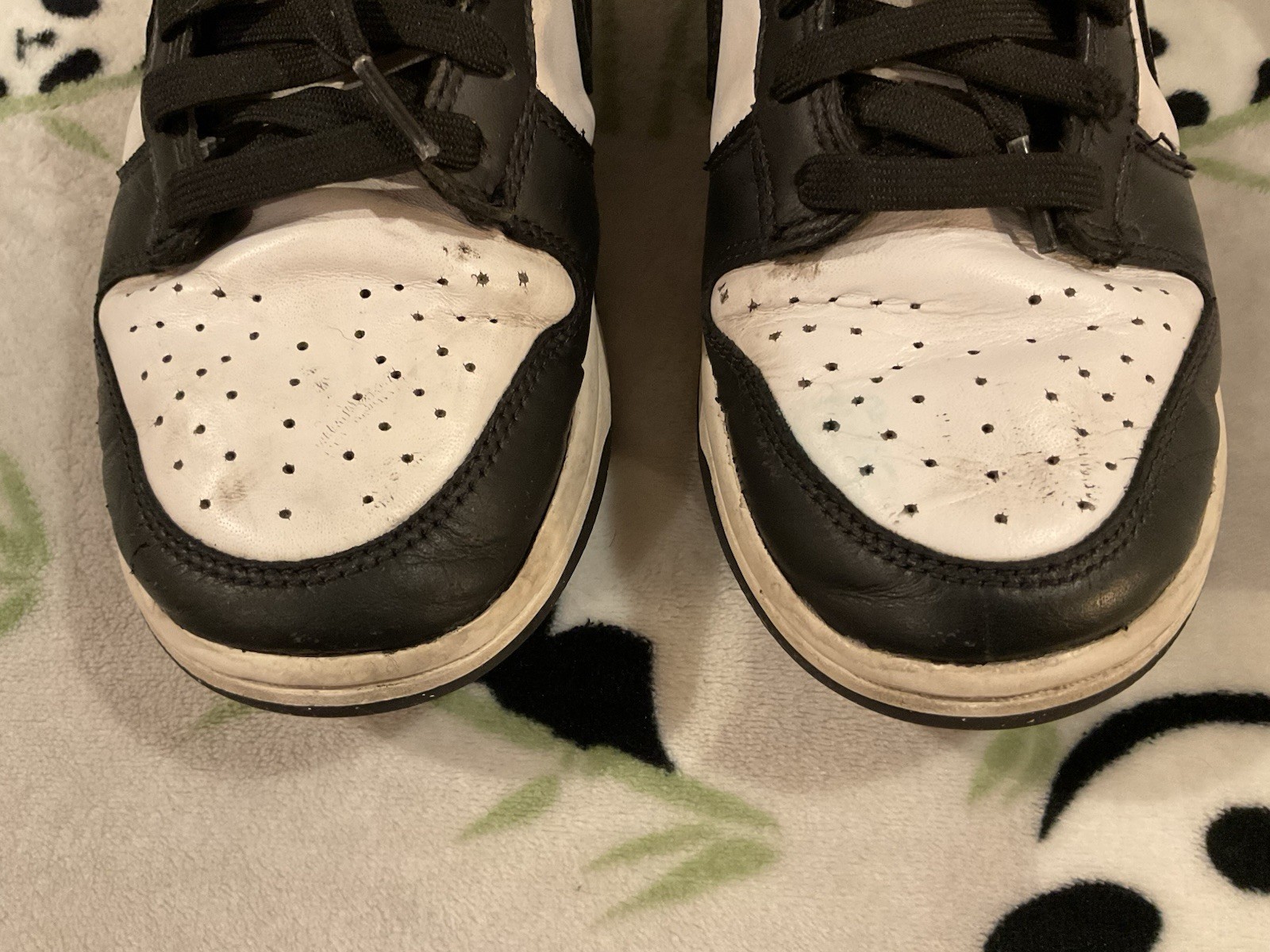 Nike Dunk Low Retro Black White Sneakers Size Men’s 8 Women’s 10 Panda