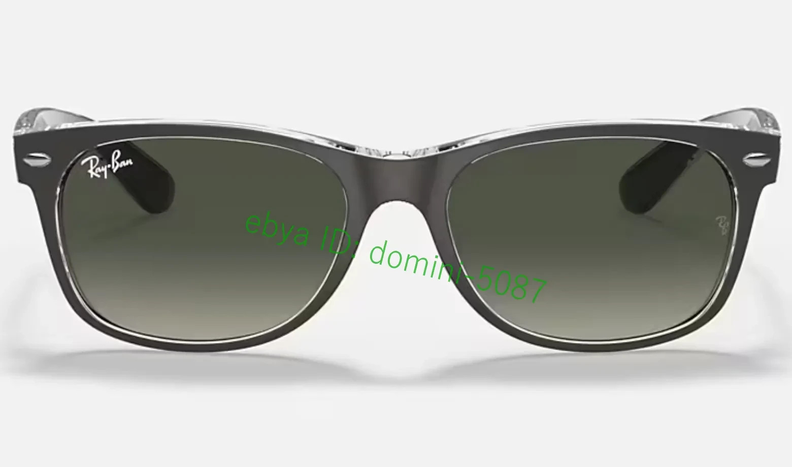 Ray-Ban RB2132 New Wayfarer Classic Sunglasses 55-18 Grey Gradient Lens UV400