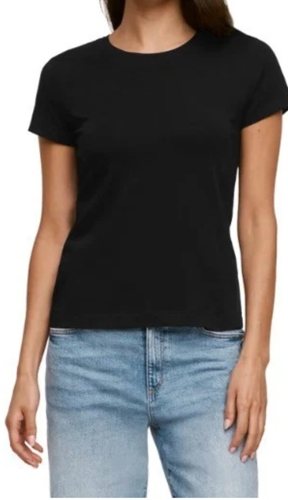 Banana Republic Women’s Crewneck Short Sleeve T-shirt, 3-pack S, M