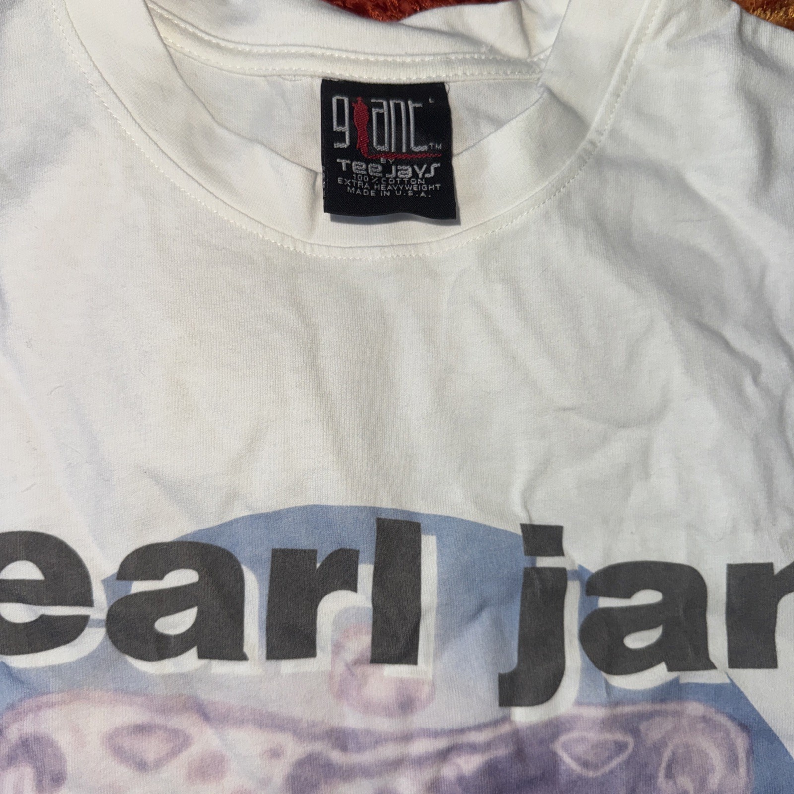 Vintage Boot Pearl Jam Yield World Tour Shirt Double Shirt Tourn95-96 Vitalogy