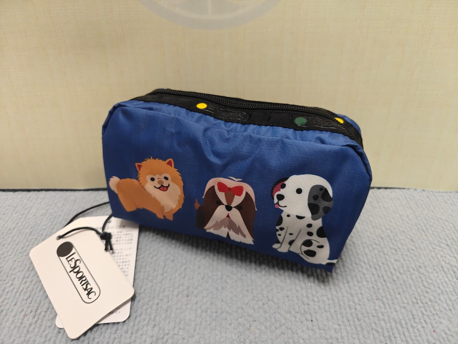 US STOCK & SHIP LeSportsac rectangular cosmetic pouch LSH