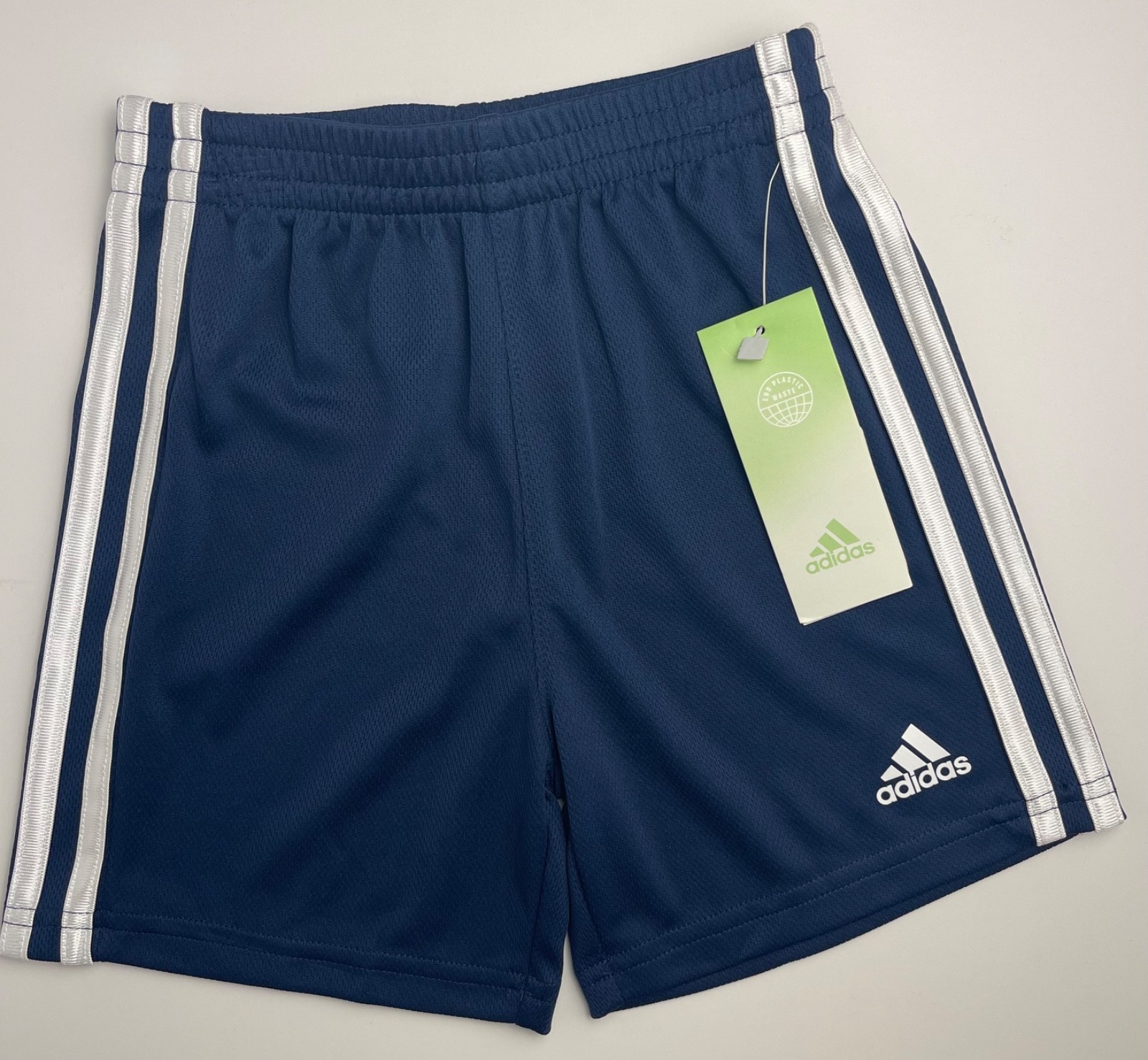 NWT Boys adidas squadra Basketball gym shorts Black Gray Blue White graphic logo