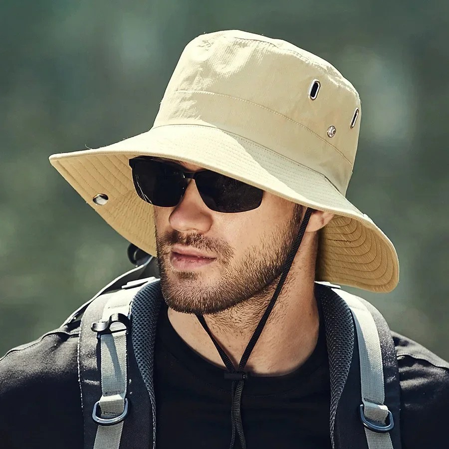 UV Protective Sun Hat- Breathable Wide Brim for Men/Women,Summer Fishing&Camping