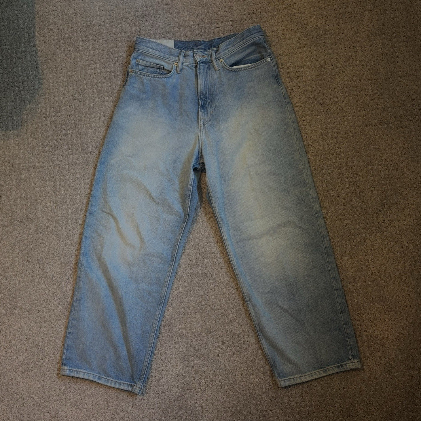 H&M Men’s Fairfax Baggy Jeans Denim Blue 29/30
