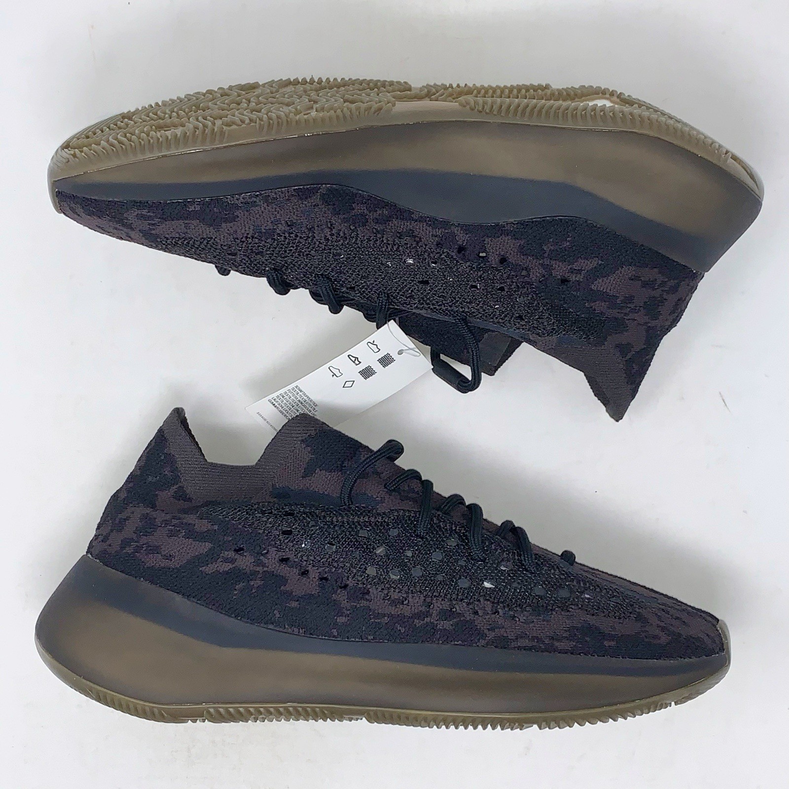 Adidas Yeezy Boost 380 Onyx Black Sneakers, Size 10 FZ1270 BNIB