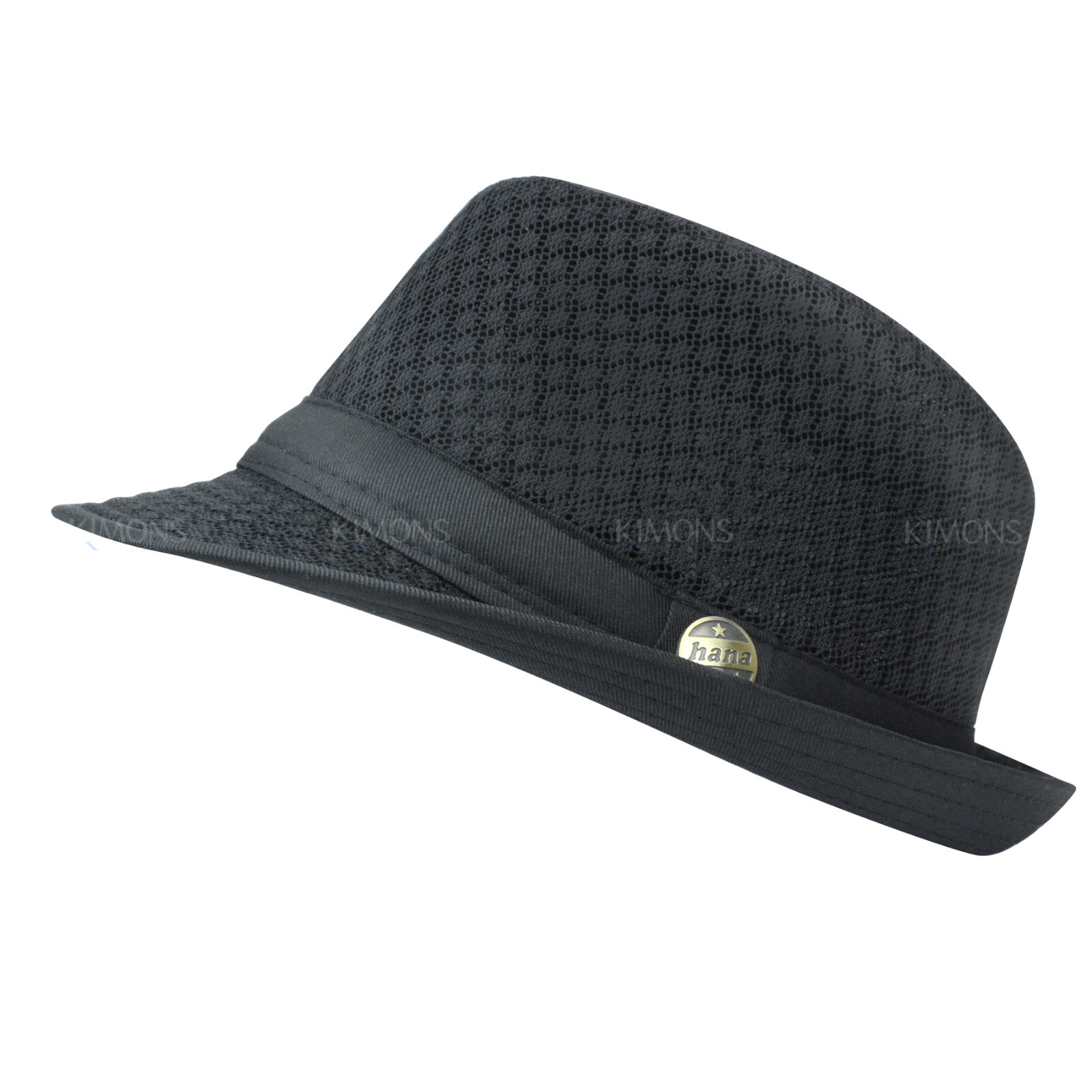 Light Weight Mesh Fedora hat Porkpie Summer Classic Trilby Cuban Beach Sun Cap