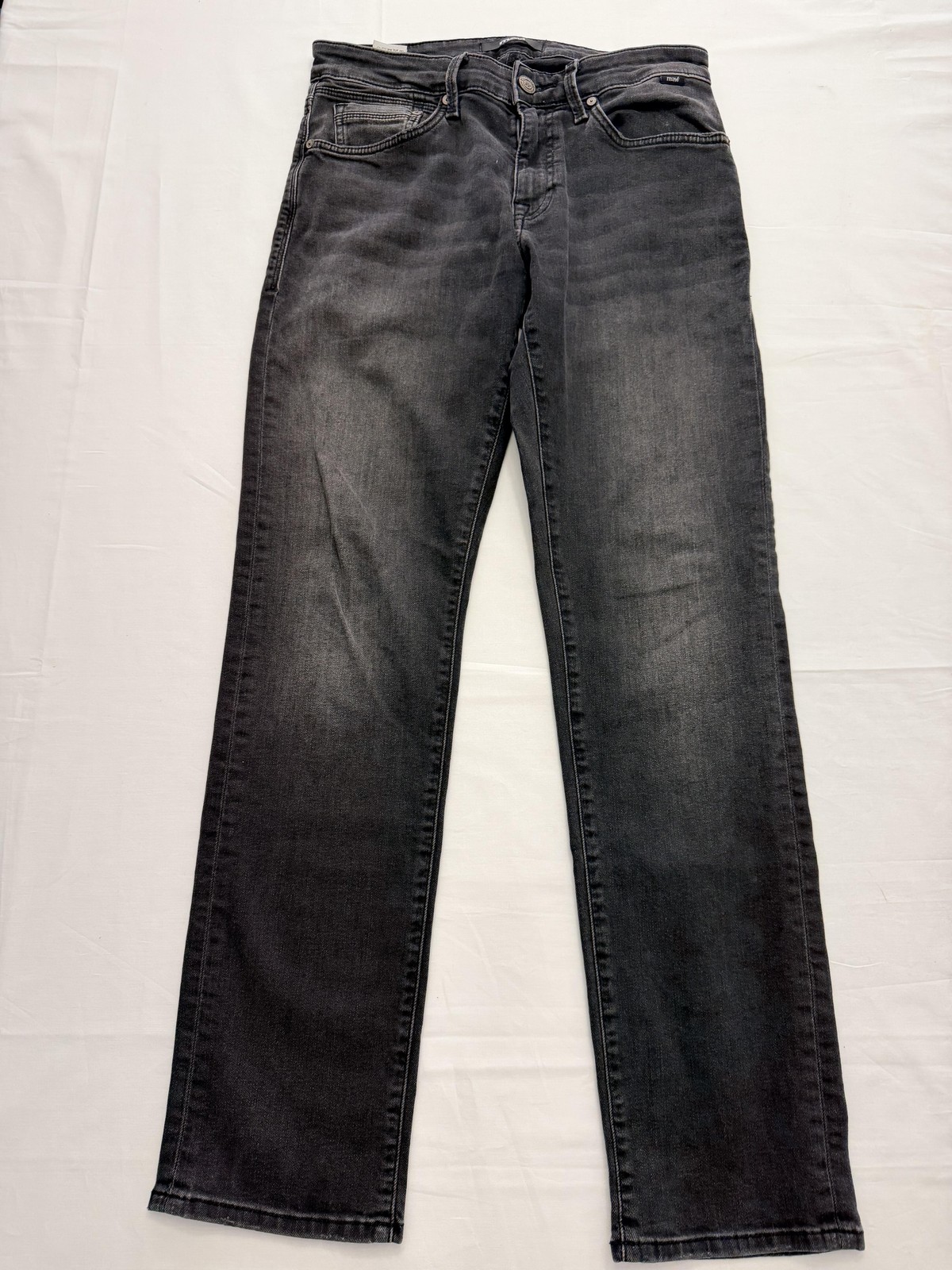 Mavi Marcus Jeans Mens 32×32 Gray Charcoal Wash Slim Straight Stretch Denim