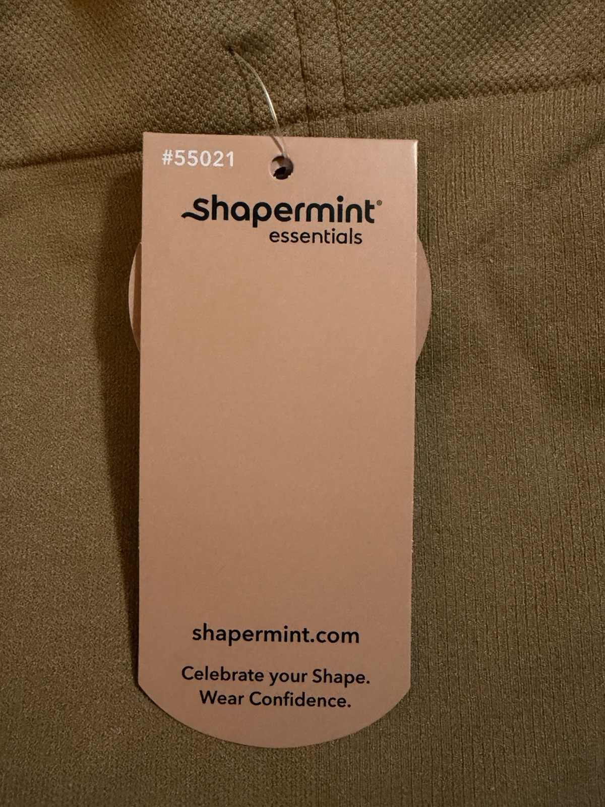 Shapermint High Waisted Shaper Shorts Womens Medium/Large Tan Tummy Control
