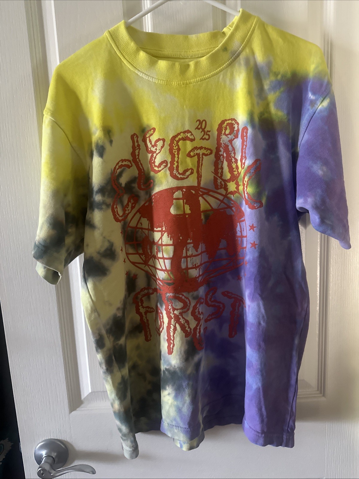 Electric Forest 2025 Shirt M Festival Tie Dye