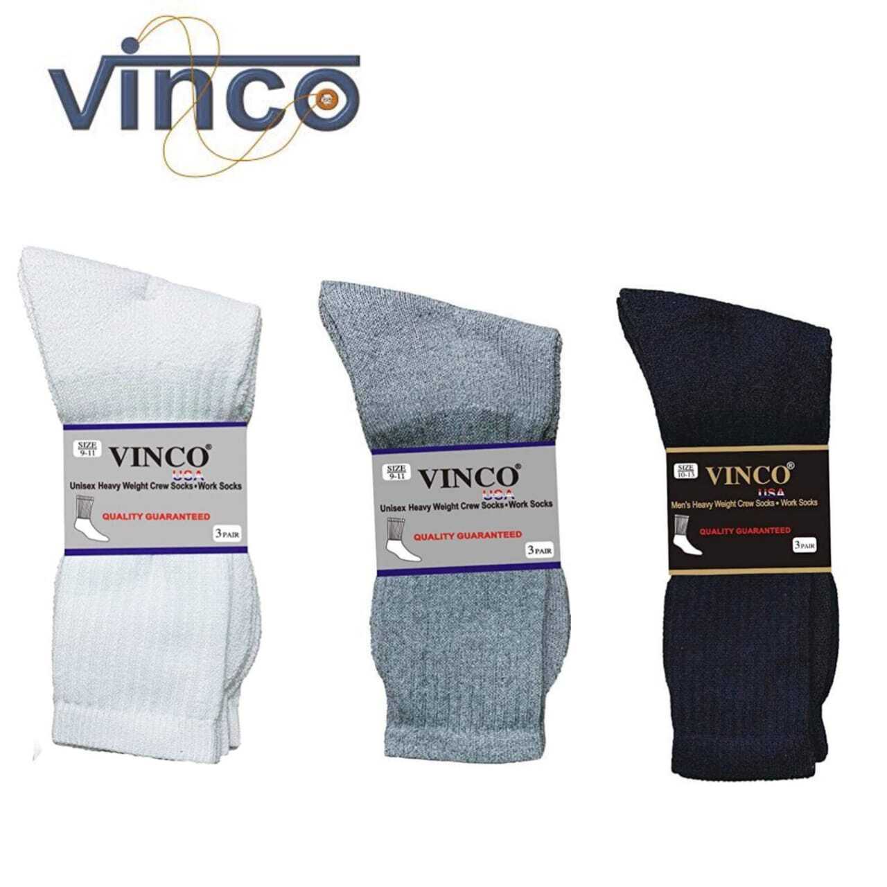 3-6-12 Pairs Men’s Plain Solid Sports Athletic Work Crew Socks Size 9-11 10-13