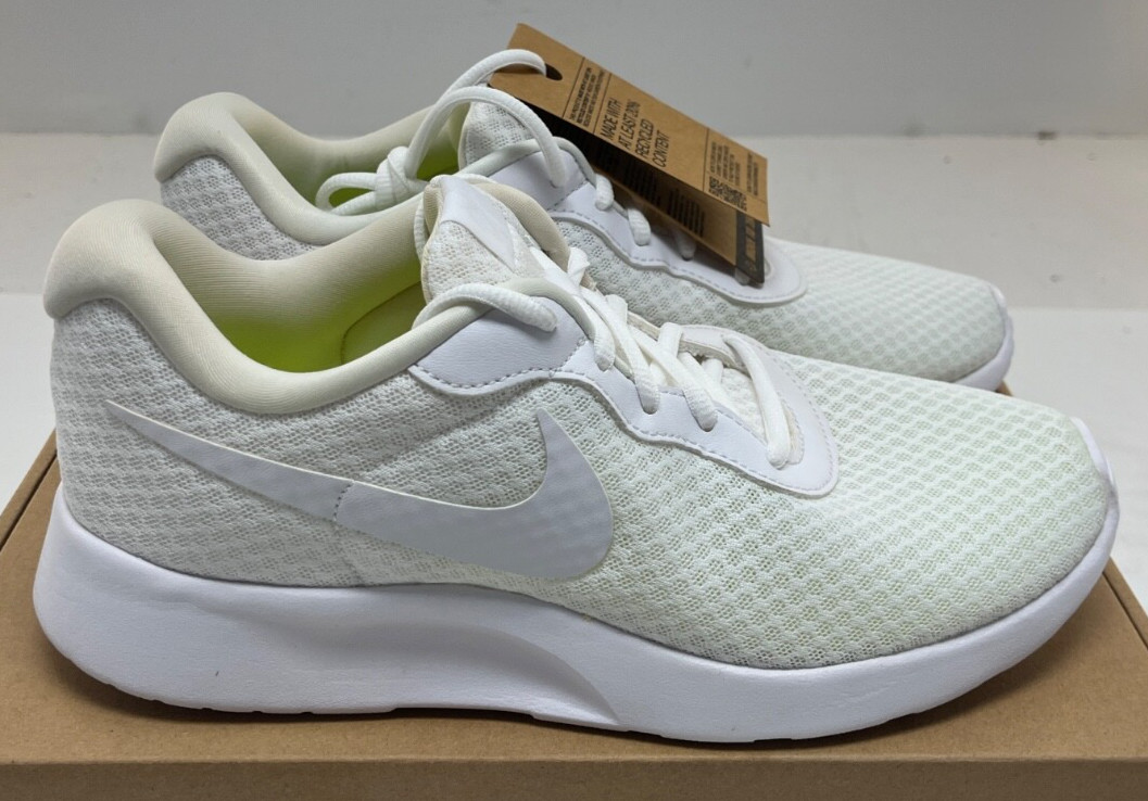 Men’s NIKE Tanjun Flyease DV775 101 Running Shoe – White Mesh FREE shipping!