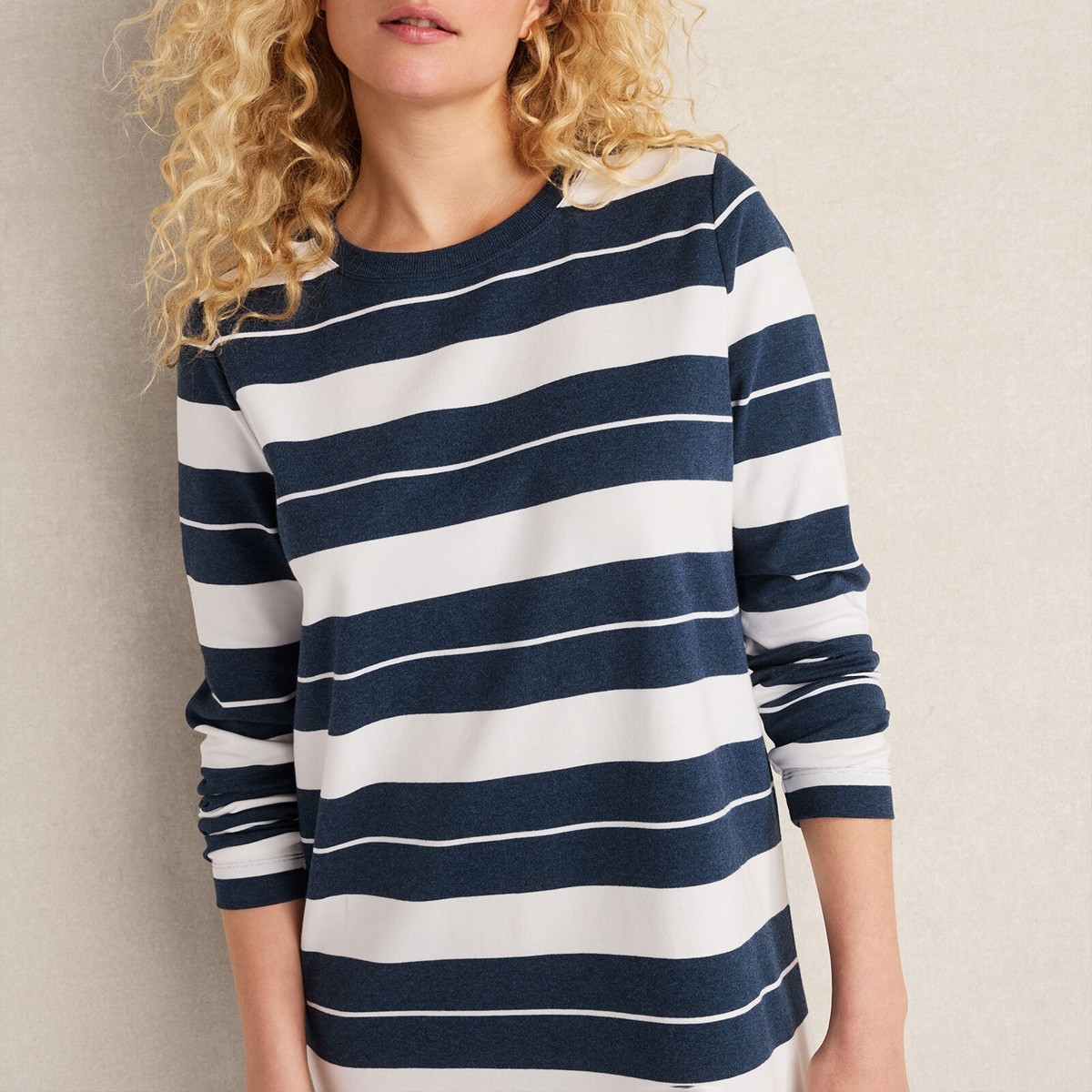NWT Haven Well Within 2026 Organic Cotton Interlock Stripe Midi Dress, XXS-XXL