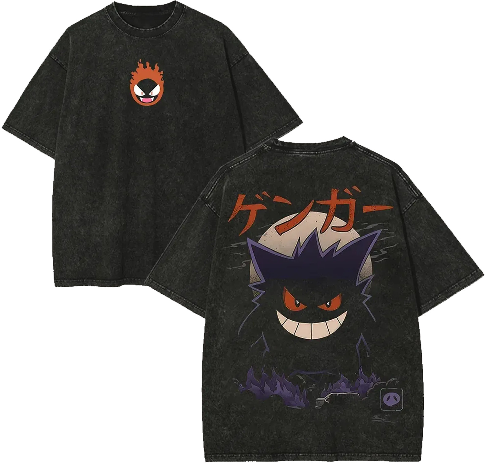 Anime Gengar Original T-Shirt Anime Streetwear Tee