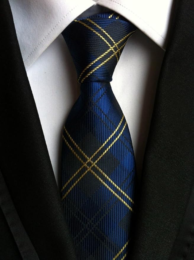 6PCS Men’s Silk Ties – Classic Woven Jacquard Necktie Set for Business