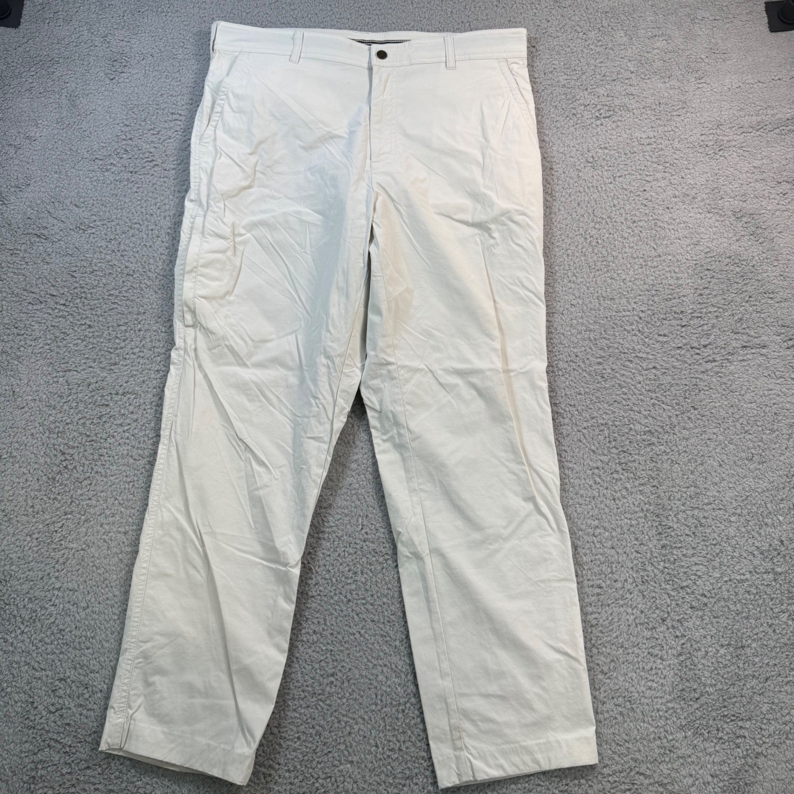Coolibar Pants Men 34×28 UPF 50 Sun Protection Casual Lightweight Chino Khaki