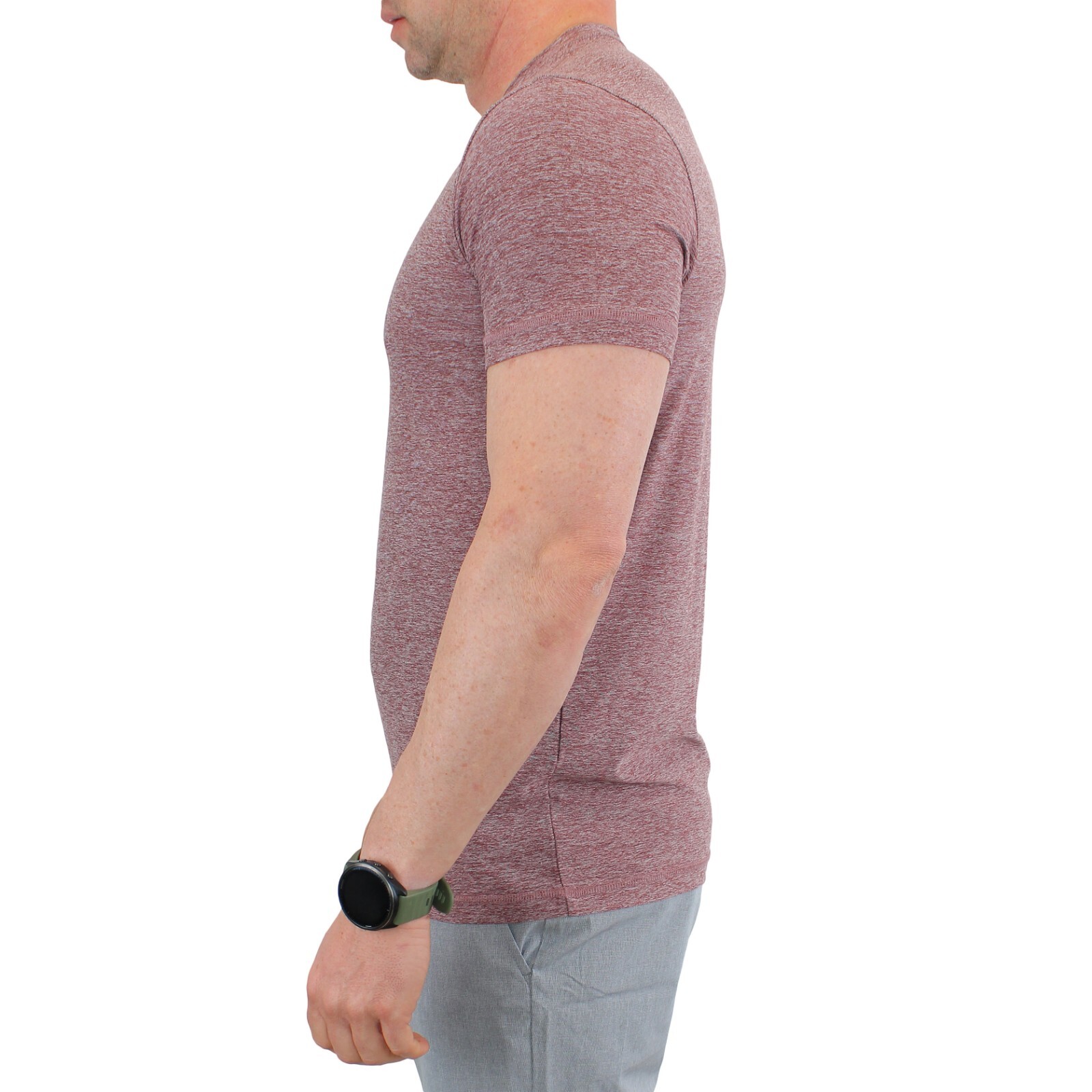 True Classic Men’s Short Sleeve Shirt Active Crew Neck Tagless Moisture Wicking