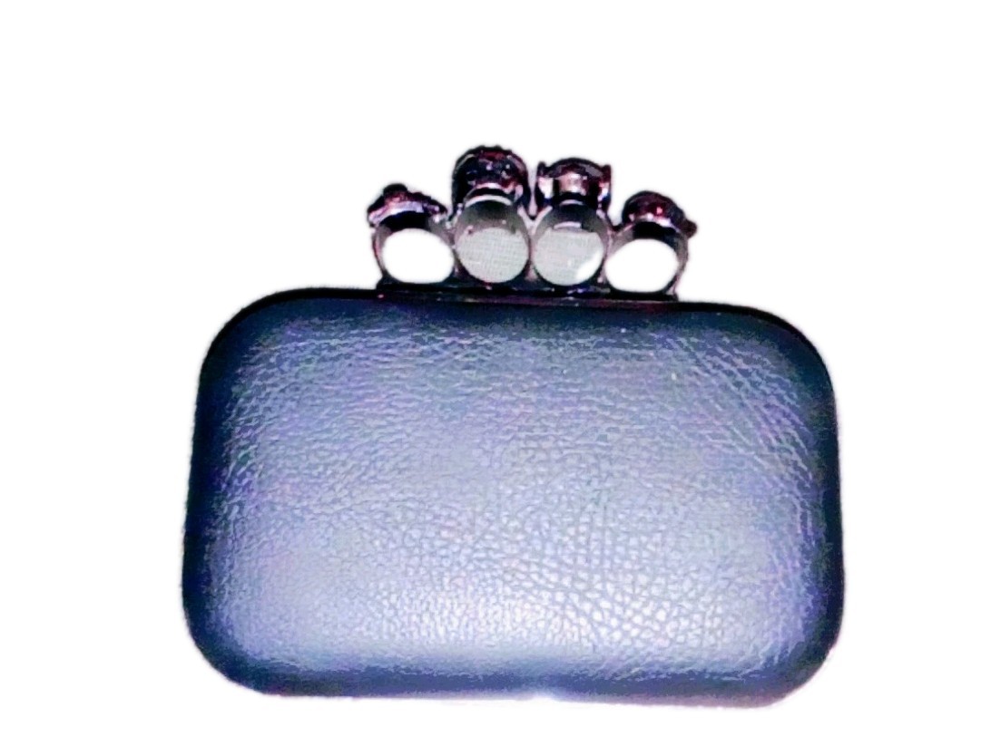 Skull Four Ring Clutch