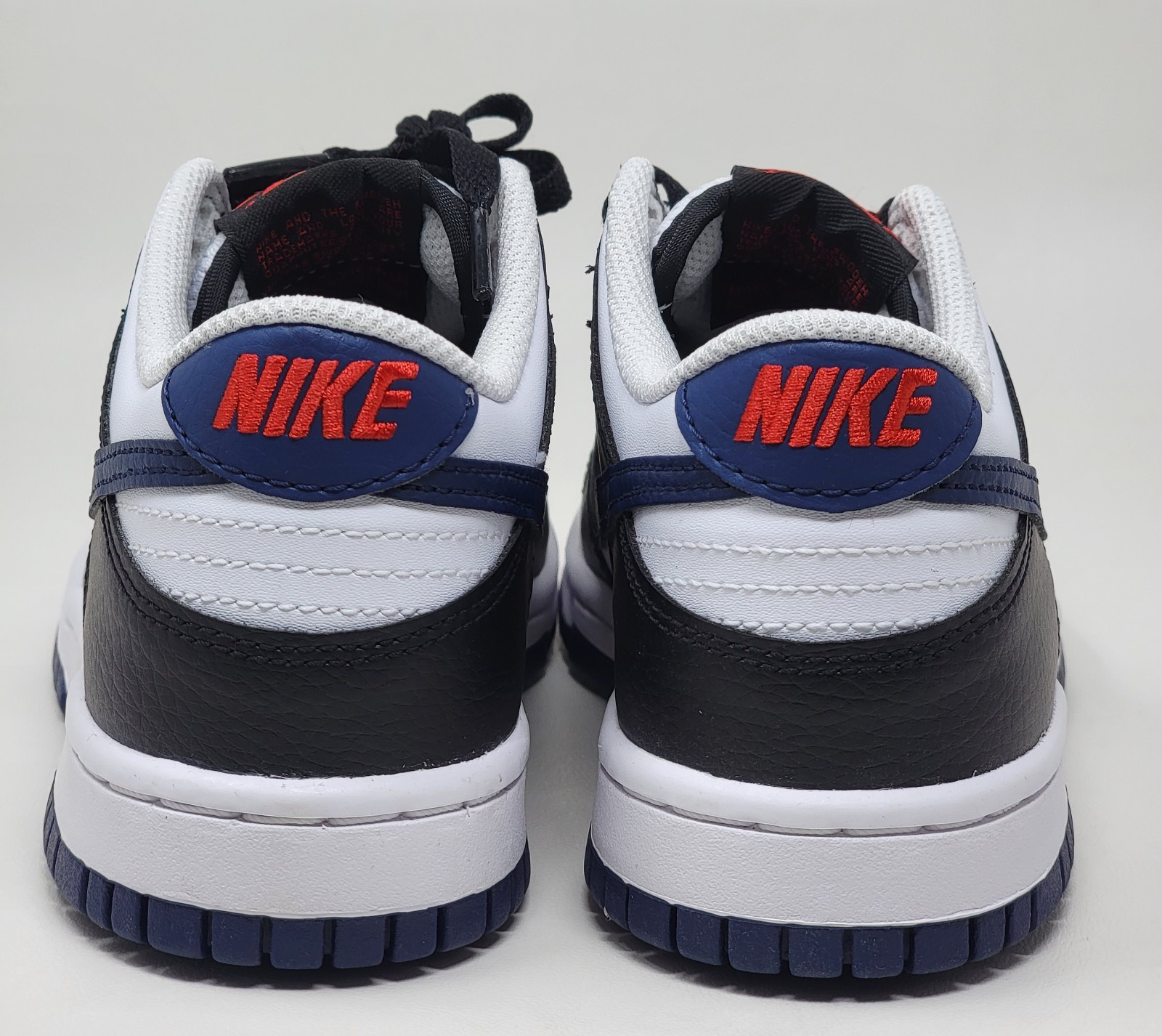 Nike Dunk Low Navy Blue Panda Black Sneakers Shoes Youth Size 5Y HJ9202-001 New
