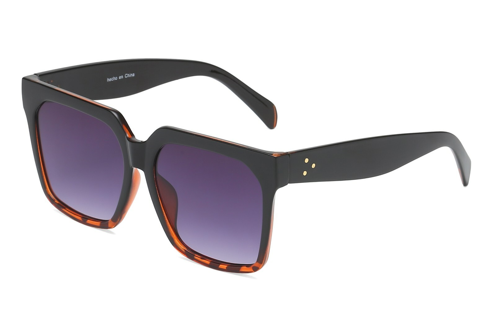 Large Flat Top Square Sunglasses Women Men Oversize Fashion Sunglasses