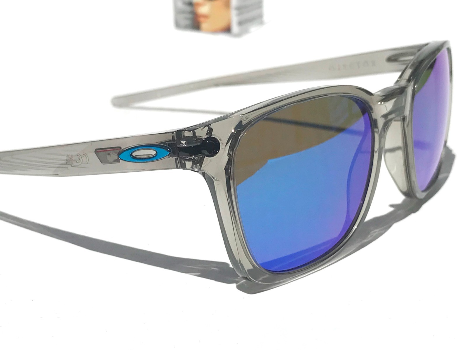 Oakley OJECTOR Grey Ink w Blue SAPPHIRE PRIZM POLARIZED Sunglass 9018-14