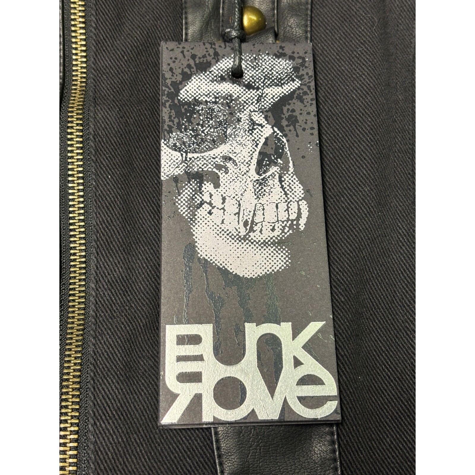 NWT Punk Rave Men Black Gothic Vest Jacket Style M L XL Y810