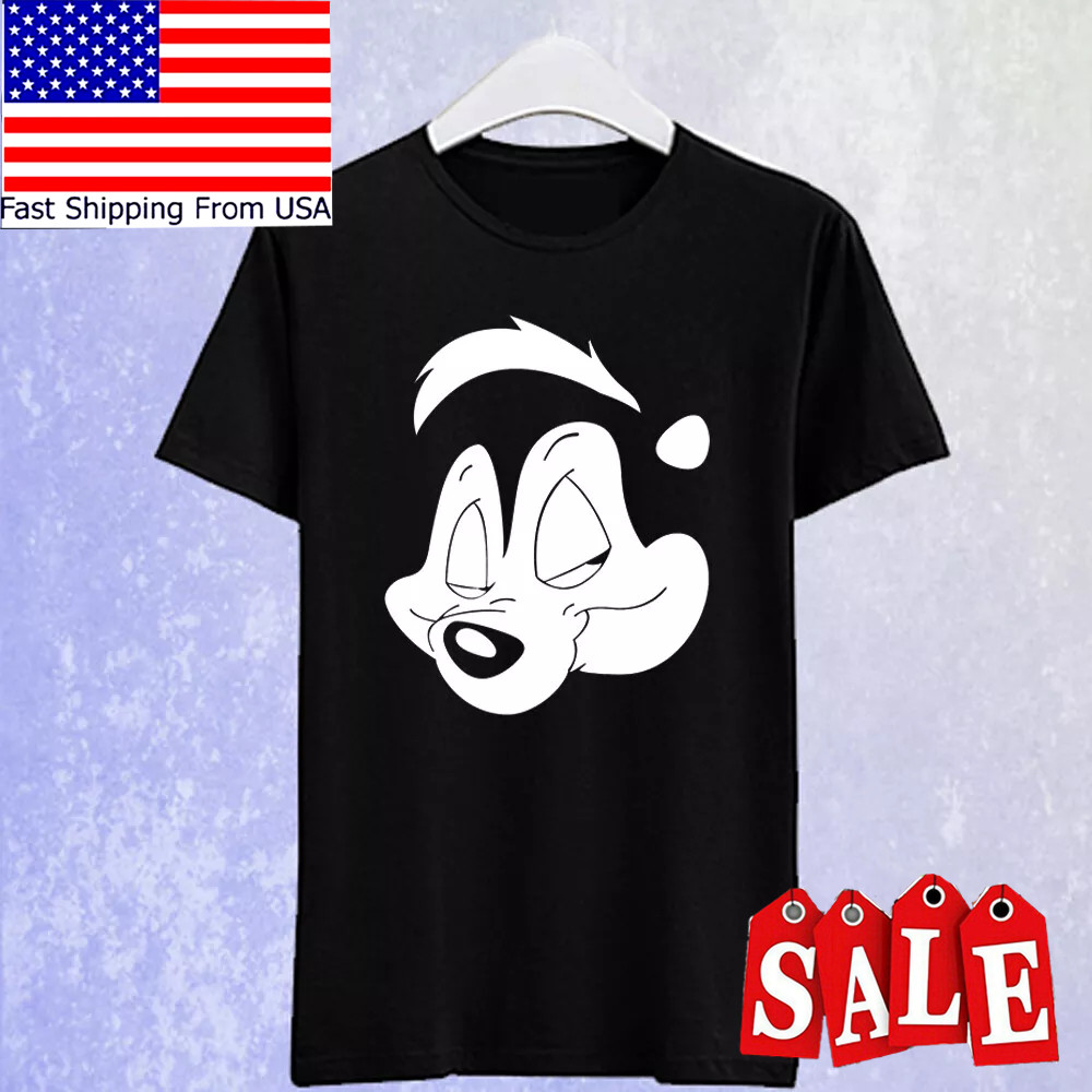 Pepe Le Pew Cartoon Men’s Black Size S-5XL