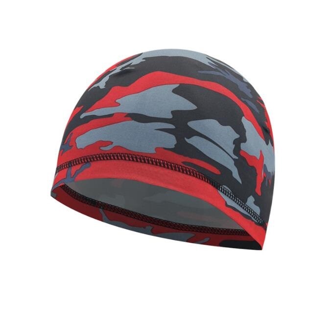 Dome Cap Wicking Helmet Liner Elastic FootBall Biker Beanie Hat Head Wrap Spande