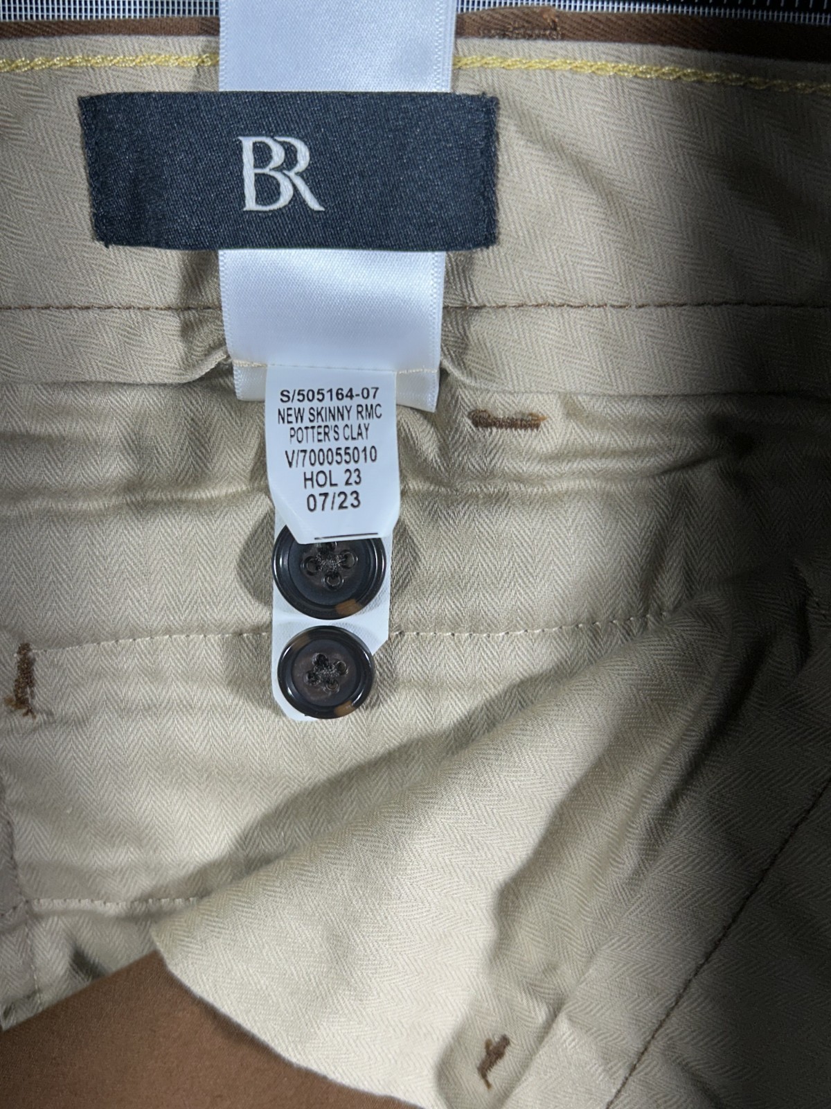 Banana Republic Rapid Movement Chino Pants Mens 40×32 Potter’s Clay