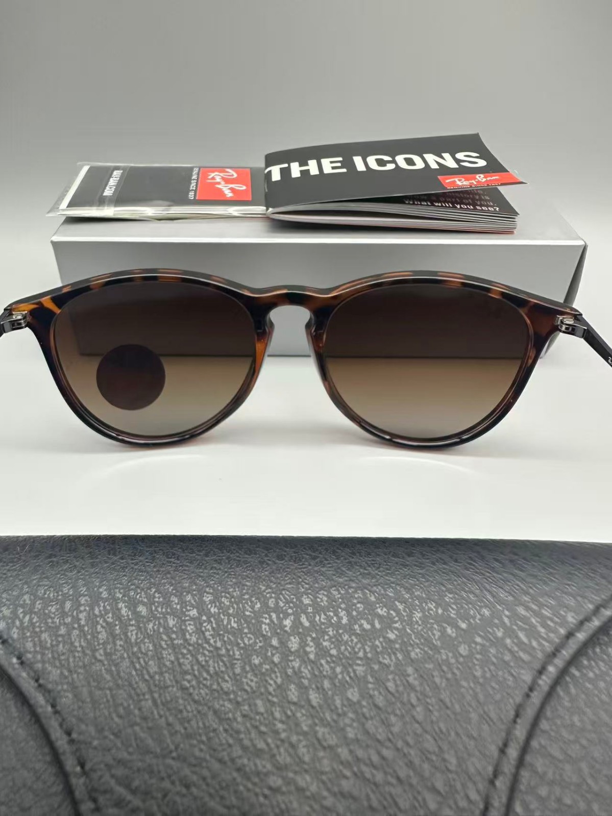 Ray-Ban Erika Tortoise Brown Polarized Women’s Sunglasses RB4171 710/T5 54