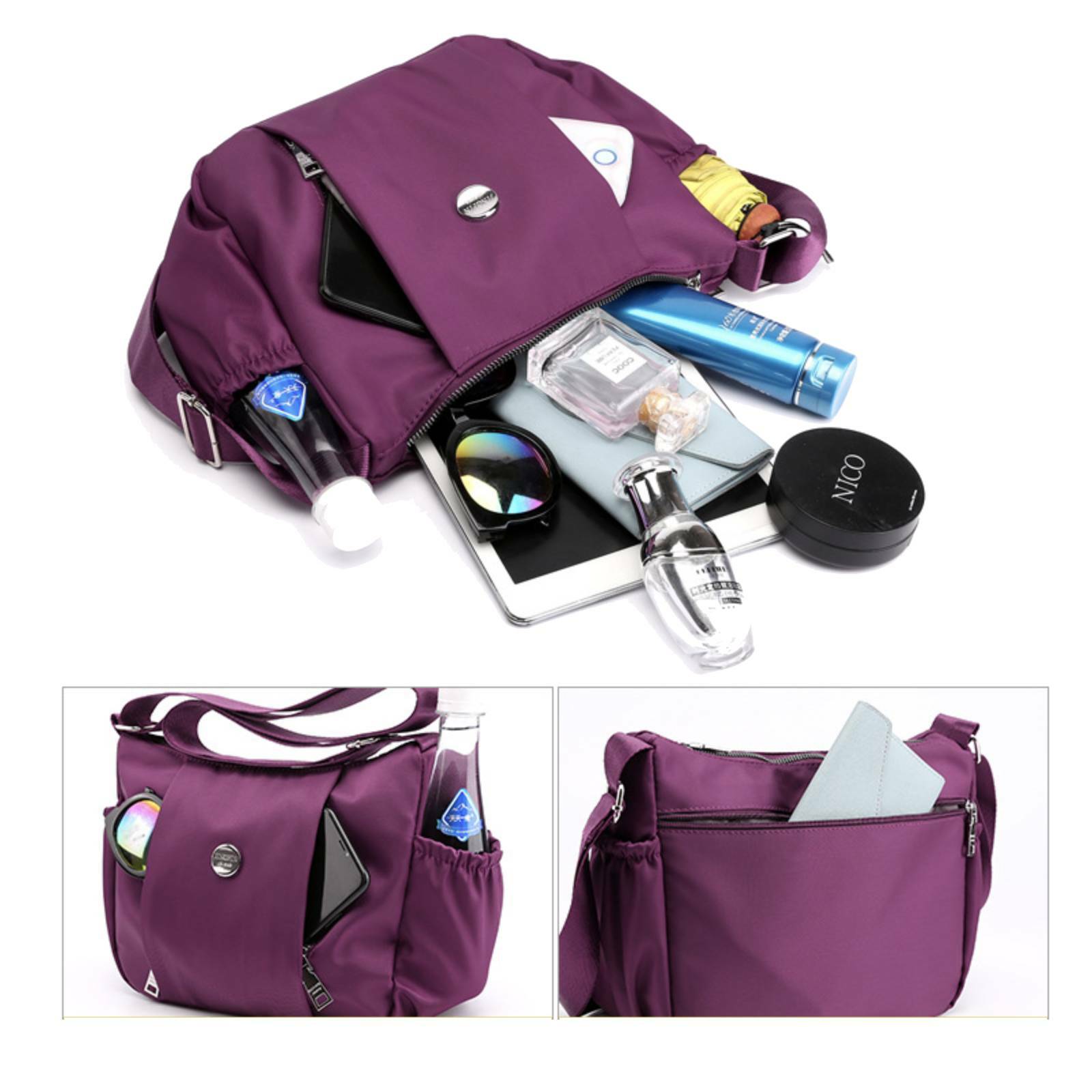 Waterproof Messenger Crossbody Ladies Handbag lightweight Shoulder Women’s Purse