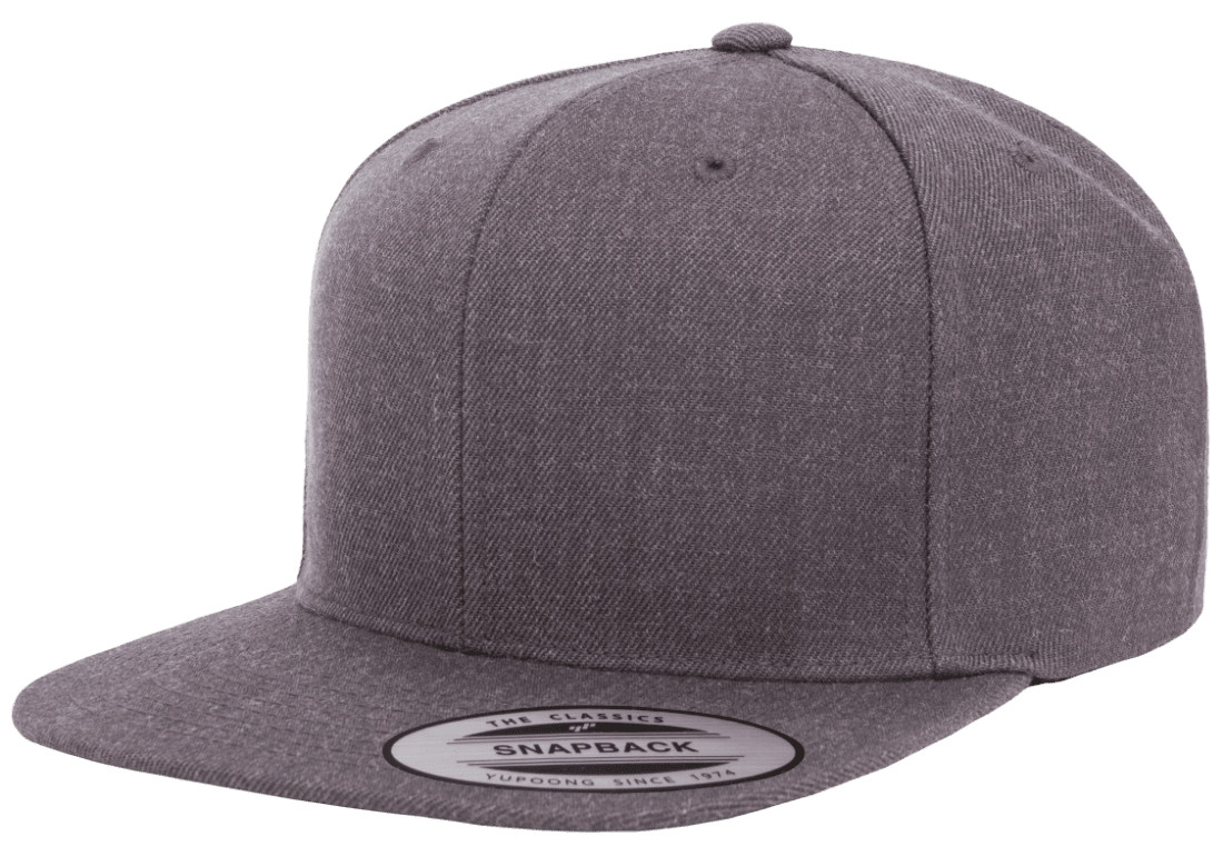 Yupoong Classic Snapback Hat Baseball Cap Plain Blank Snap Back 6089 Adjustable