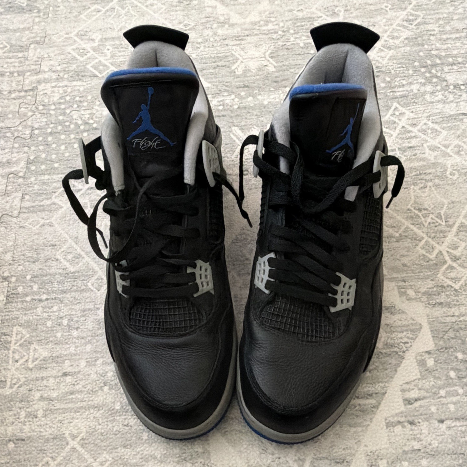 Jordan Air Jordan 4 Retro Motorsports Alternate 2017 Black Blue Gray 308497-006