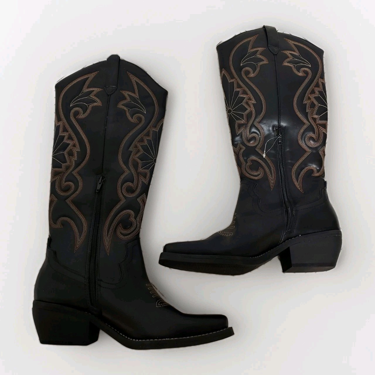 🥥 Wild Fable Women’s Kenzie Tall Western Boots Size 7 1/5🆕️AS SHOWN👇