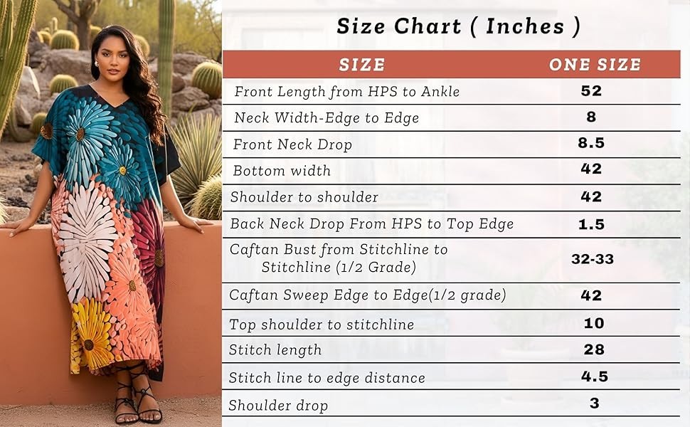 Kaftan Dress Caftan Beach Cover Boho Gown Hippie Beach Women Plus Size Tunic Top