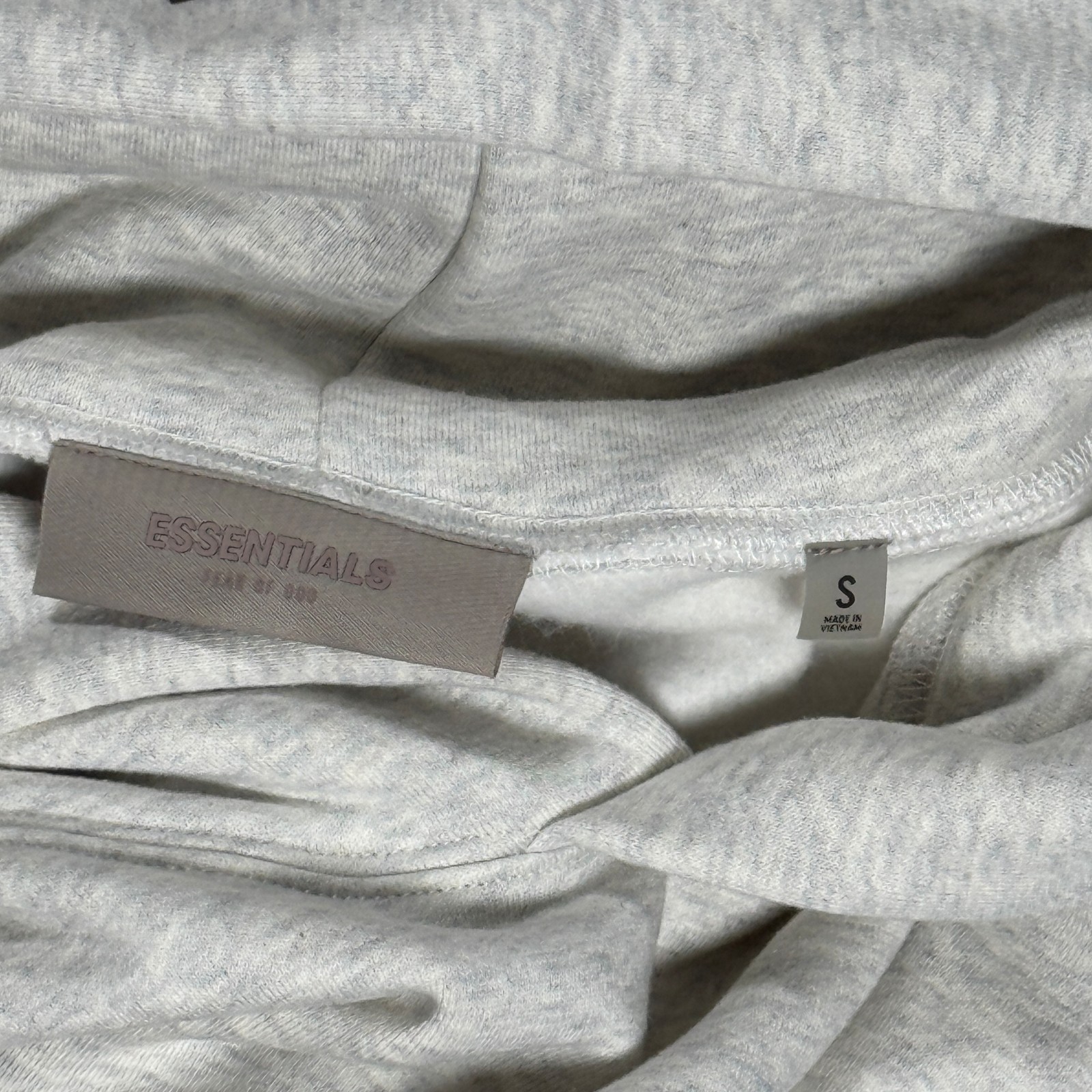 Fear of God Essentials Hoodie SS22 Light Oatmeal – 100% Authentic (XXS-XXL)
