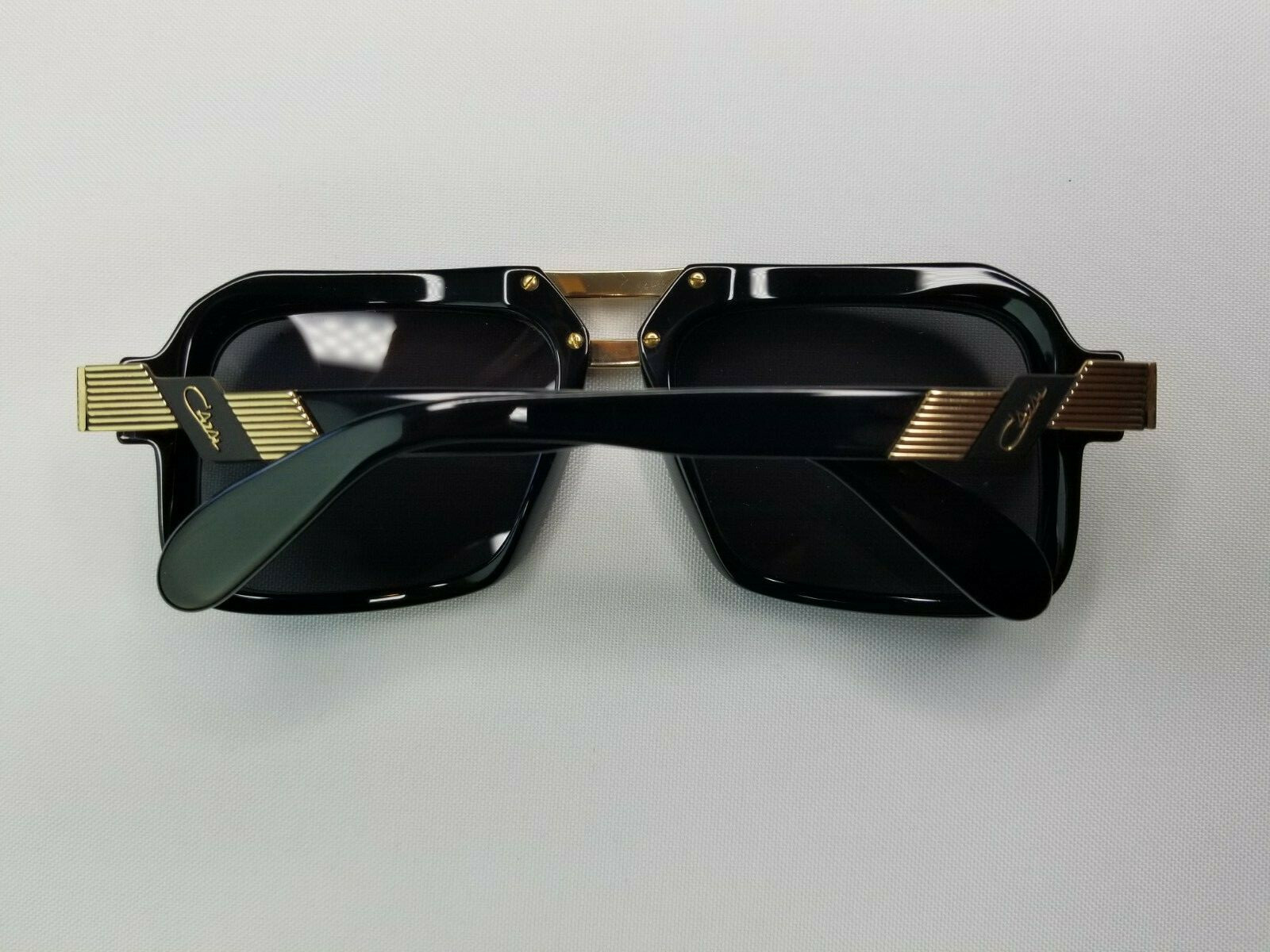 CAZAL LEGENDS MOD. 669 COL. 001 BLACK GOLD PLATED SUNGLASSES MADE IN GERMANY